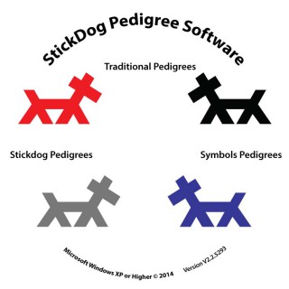 Stickdog Pedigree Software DVD Label