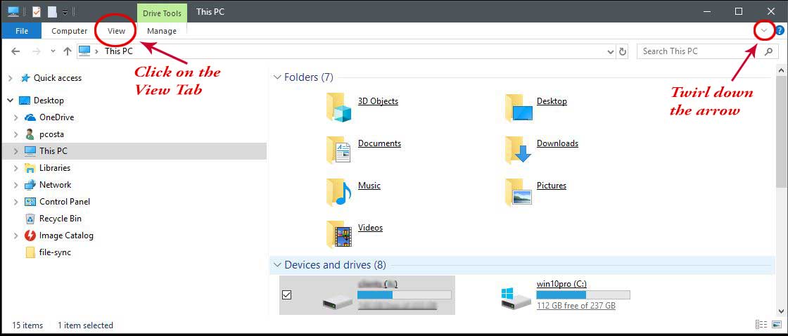 file explorer screenshot