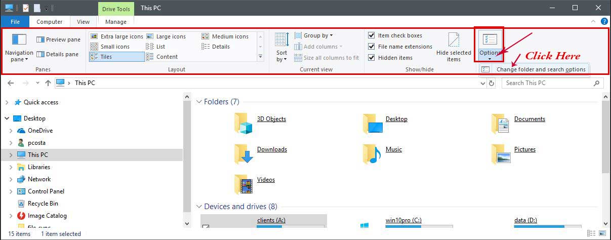 file explorer screenshot